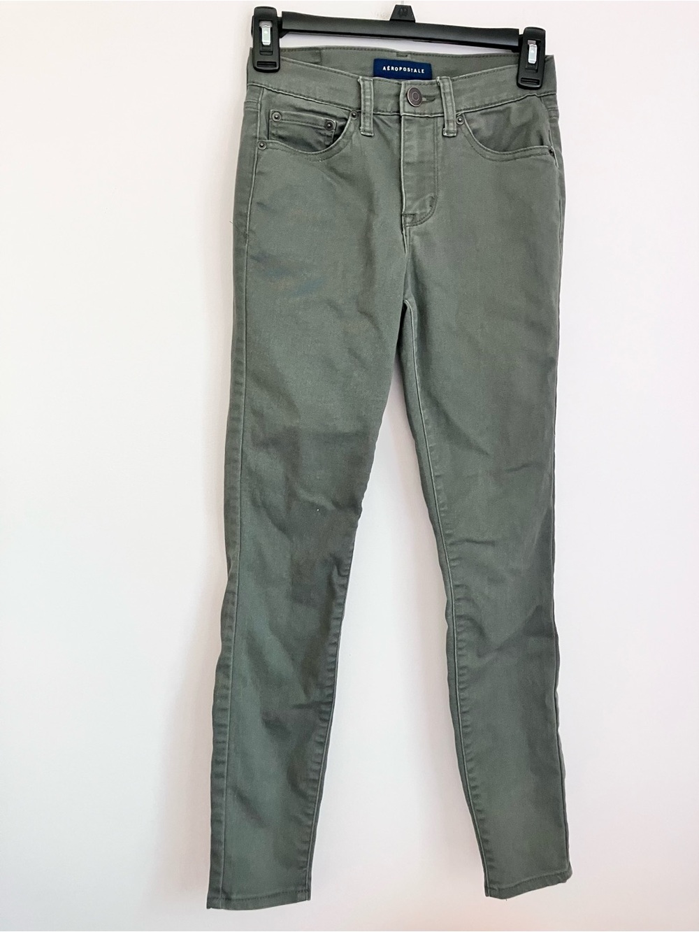 Aeropostale Green High Waisted Jeggings